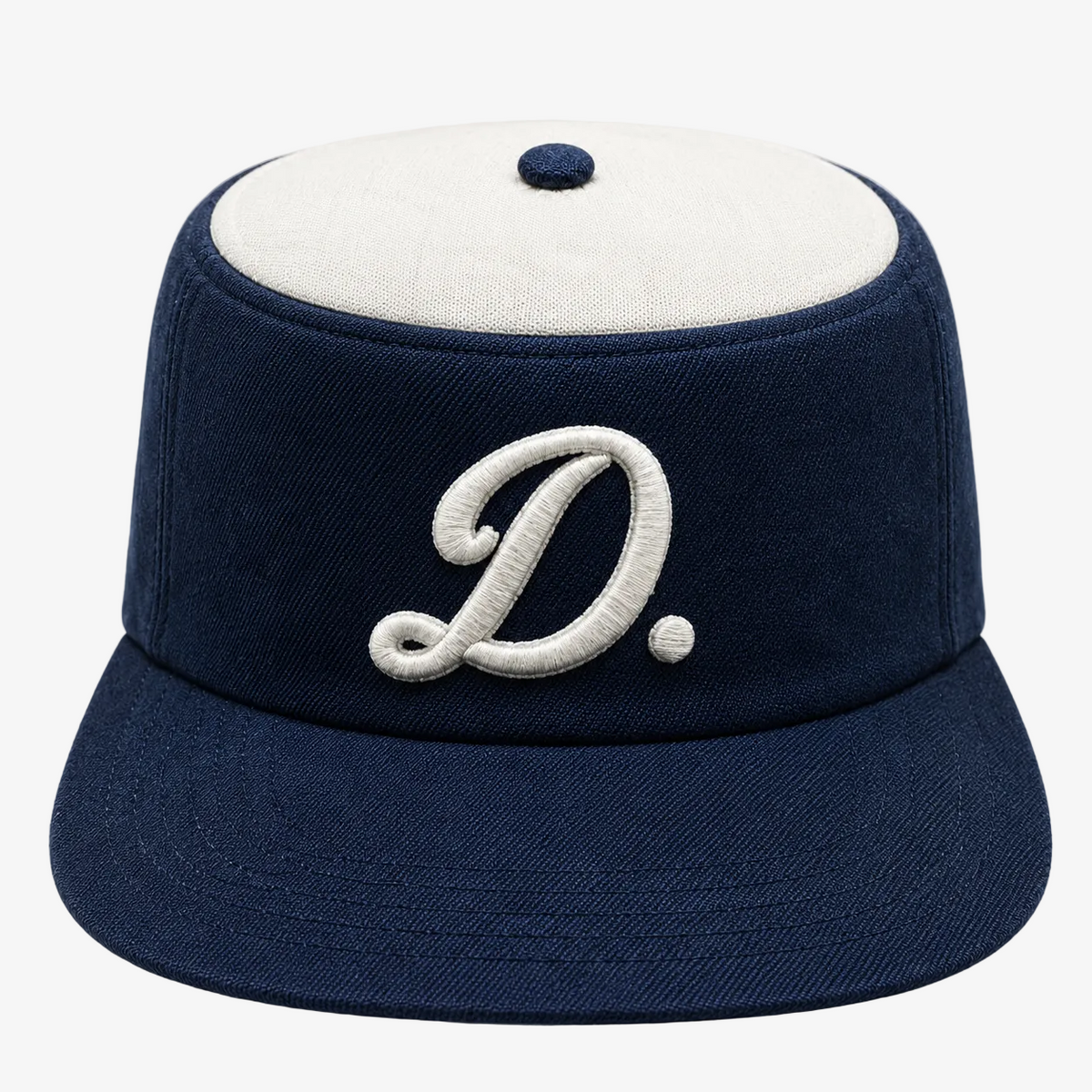 Navy Aṣọ Òkè Pillbox hat