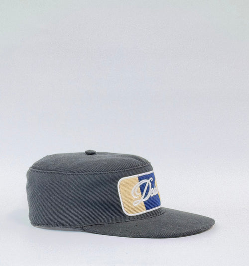 Side Black Staple Geometric patch Aṣọ Òkè Pillbox hat