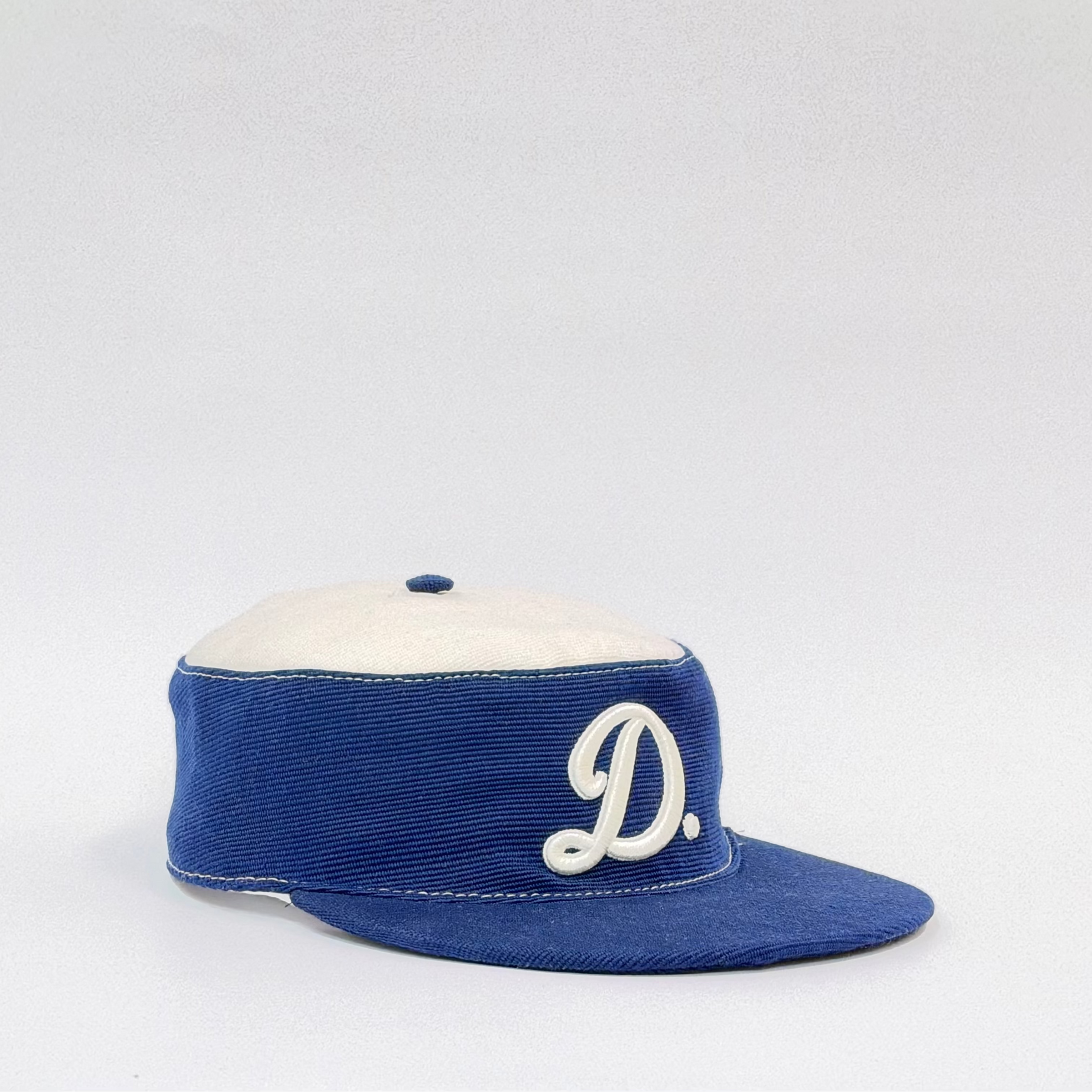 Side Navy Aṣọ Òkè Pillbox hat